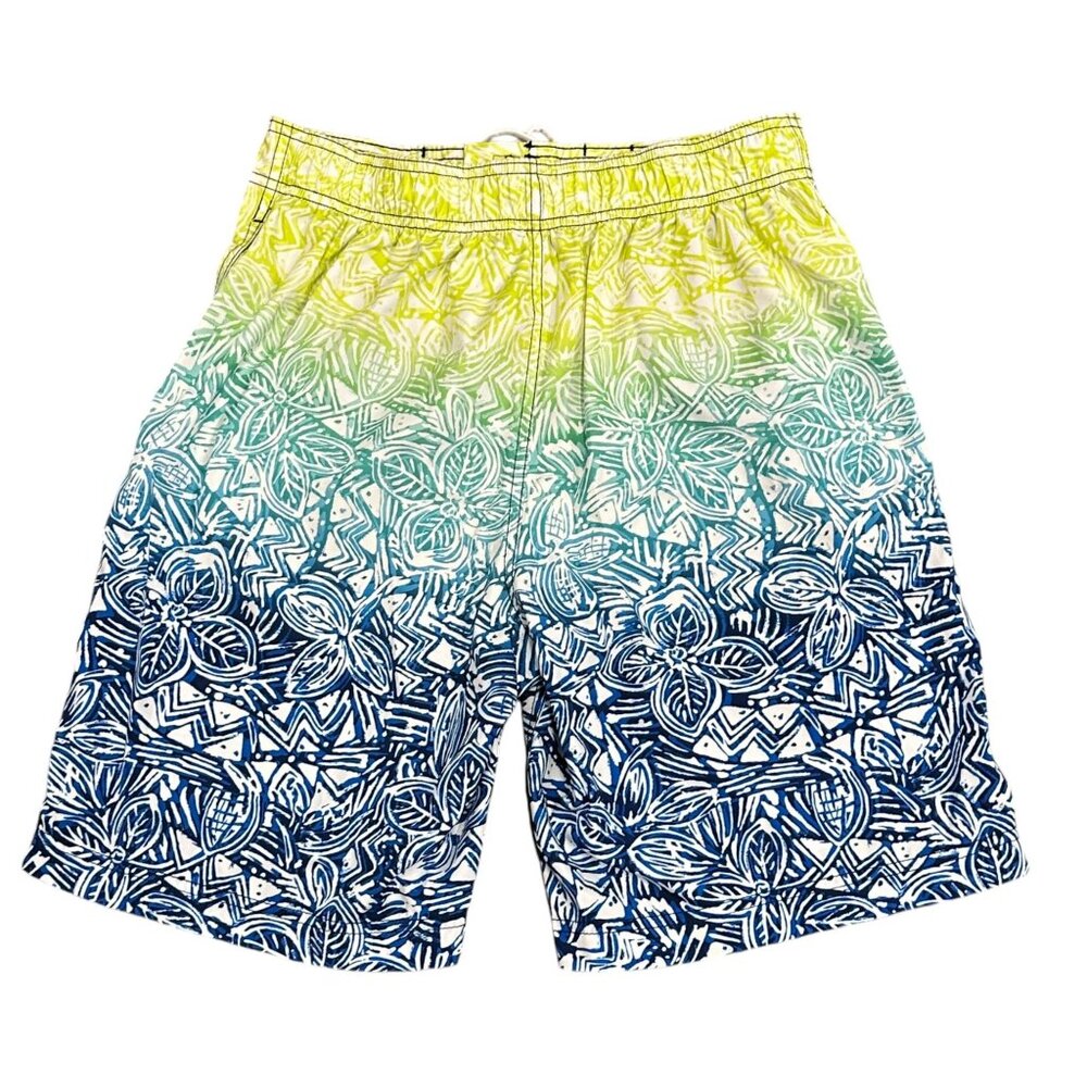 Speedo Mens S Floral Fade Bondi 9" Boardshorts Tropical Ombre Swim Trunks Summer - Picture 13 of 14